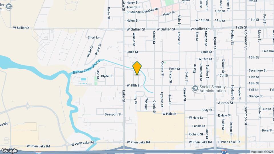 2510 Sonnier St Map and Location Details