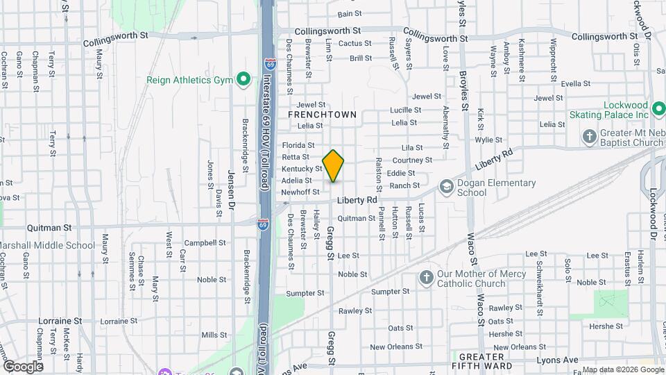 Gregg St Apartments Map and Location Details