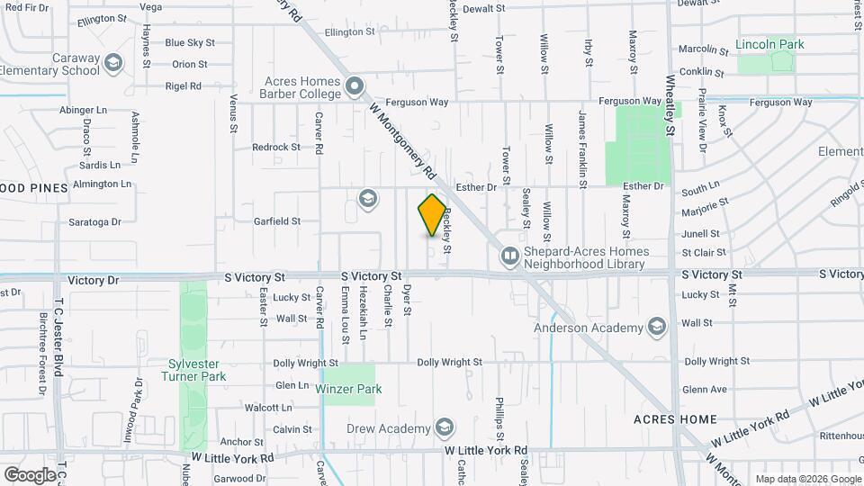 7812 Cora St Map and Location Details