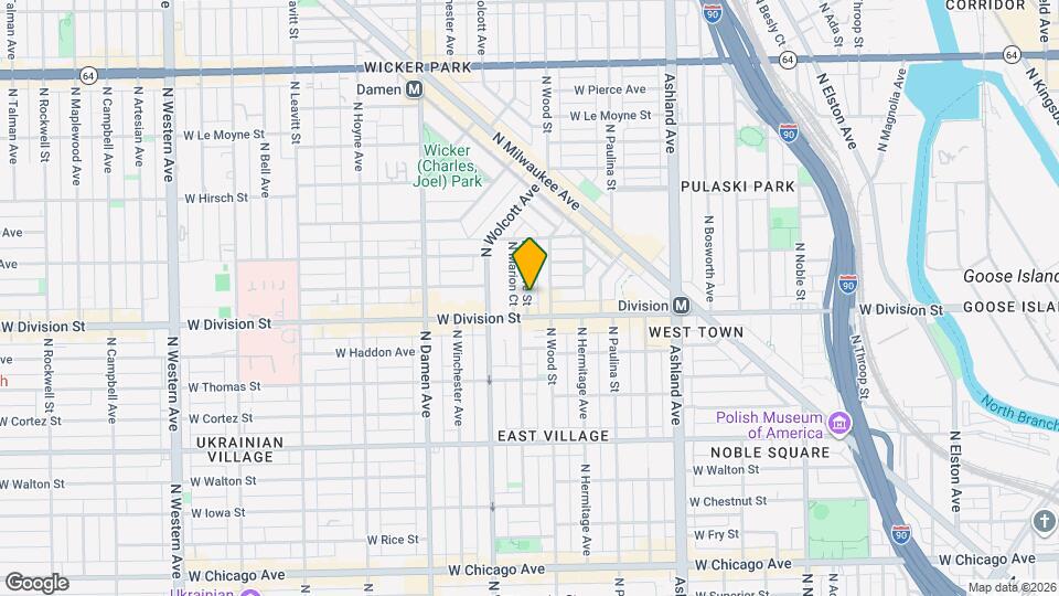 1213 N Honore St Map and Location Details