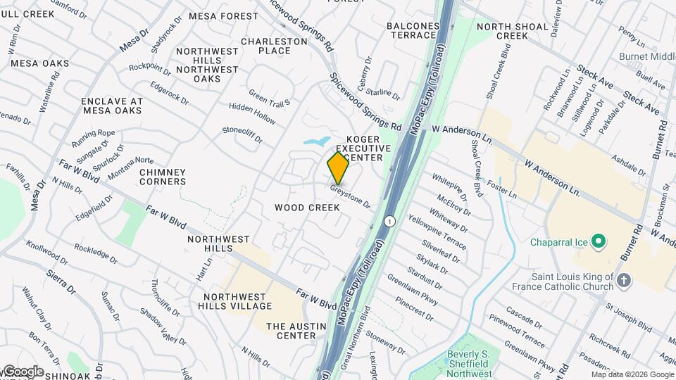 3500 Greystone Dr, Unit 123 Map and Location Details