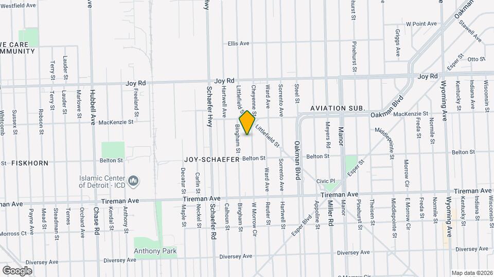 8285 Cheyenne St, Unit A1 Map and Location Details