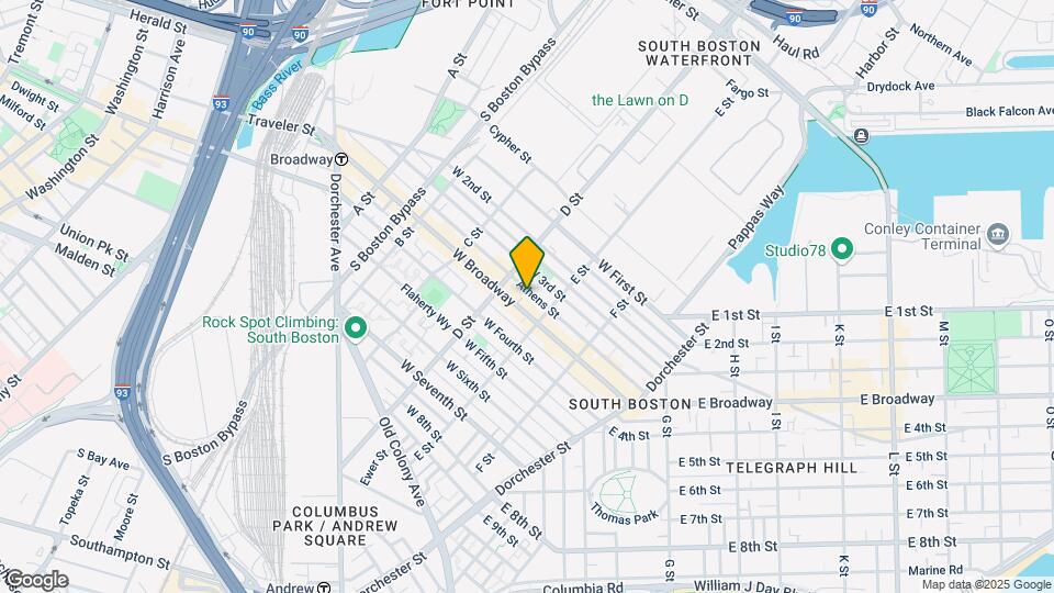 261 Athens St, Unit 3 Map and Location Details