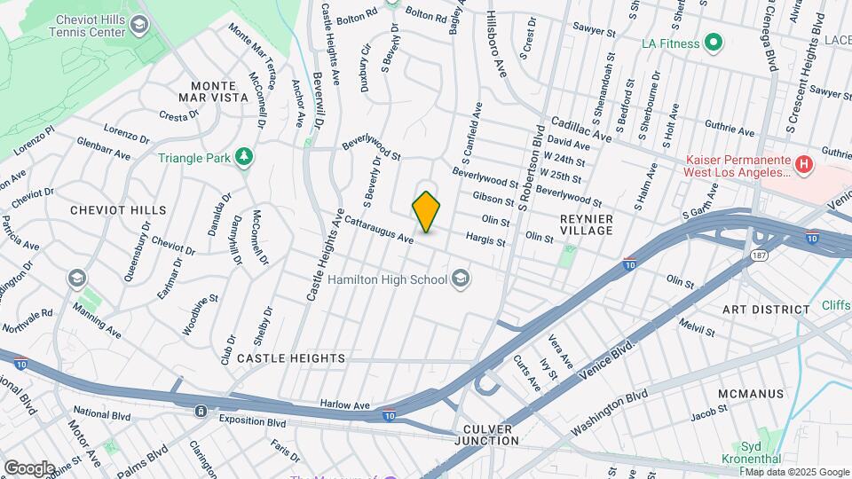 9315 Cattaraugus Ave Mapa y Detalles de la Ubicación