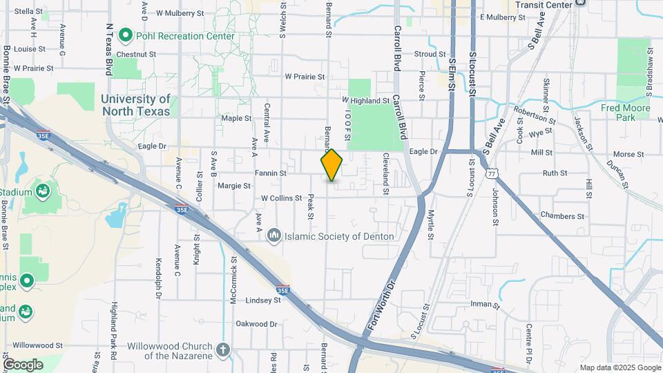 708 W Collins Map and Location Details