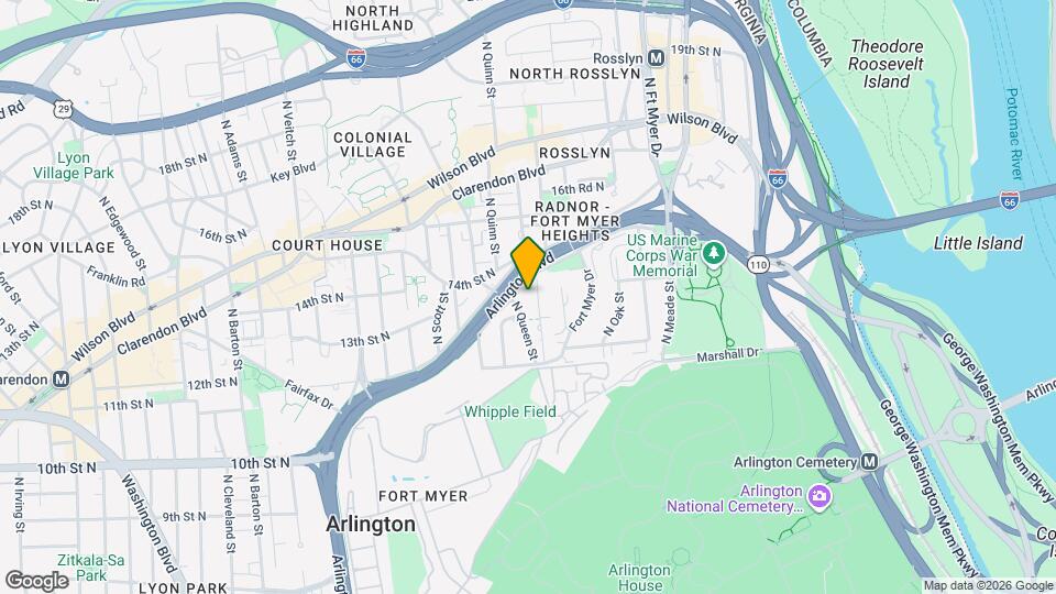 1612 Arlington Blvd Map and Location Details