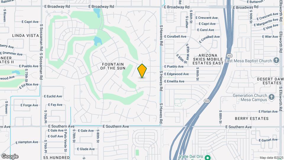 8248 E Emelita Ave Map and Location Details