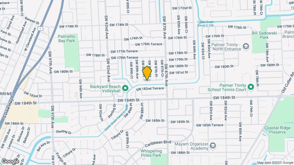 8840 SW 181st Terrace Map and Location Details