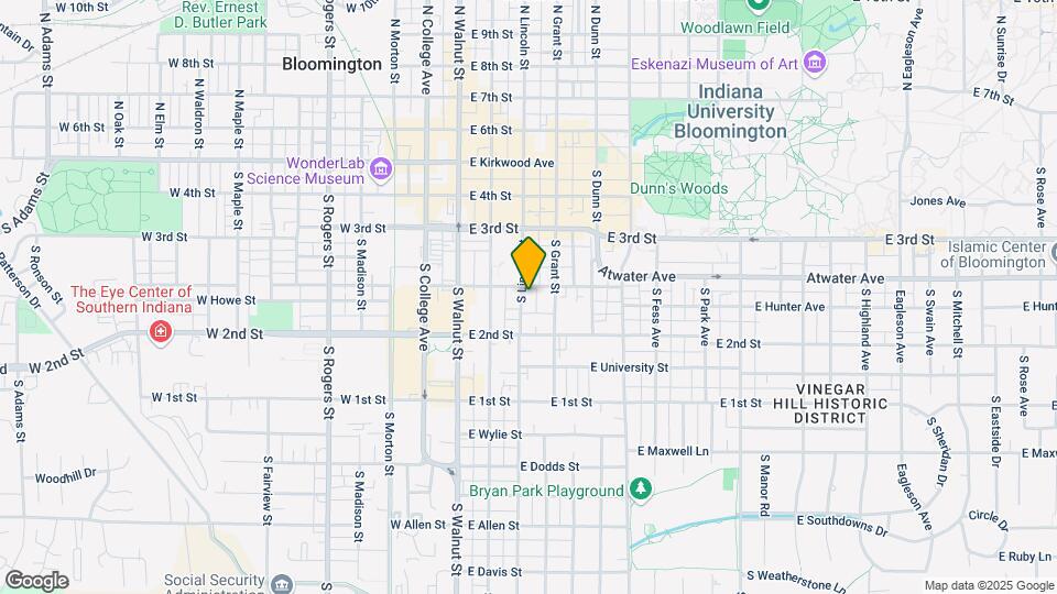 405 S Lincoln St Map and Location Details