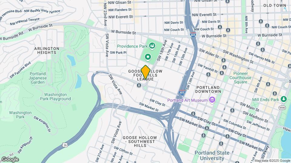 1219 SW 18th Ave Map and Location Details