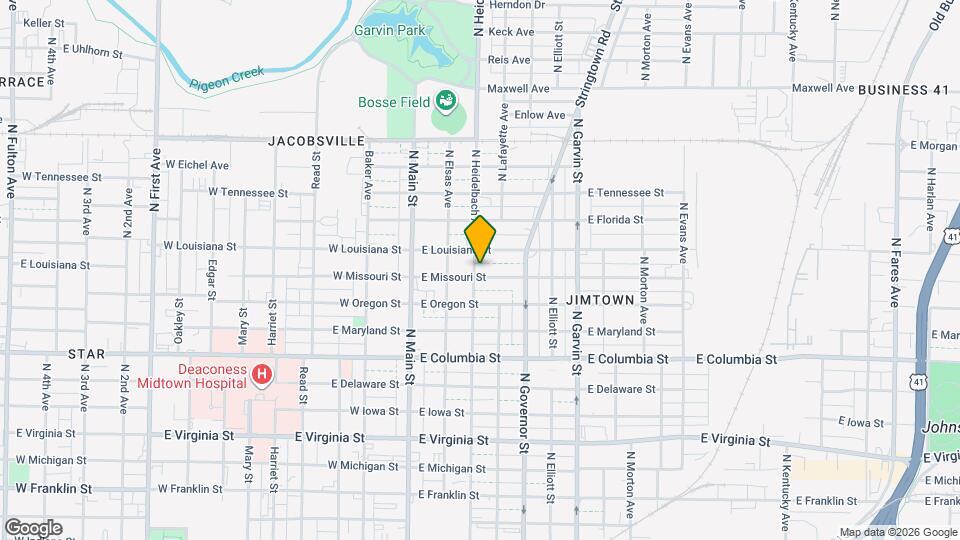 202 E Missouri St Map and Location Details