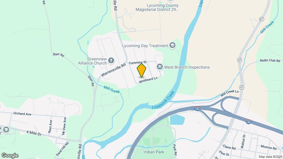 1901 Woodland Rd, Unit 2nd floor Map and Location Details