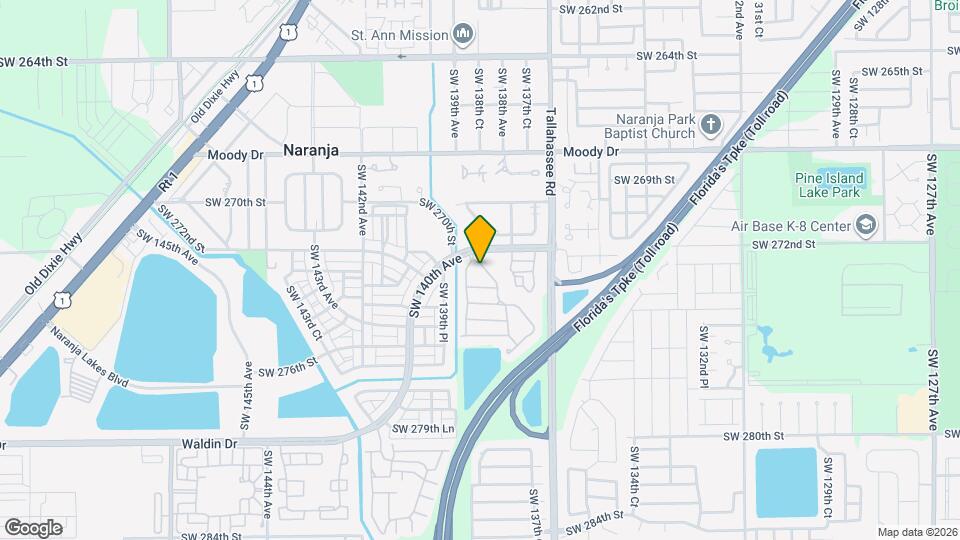 27270 SW 138th Ct Map and Location Details