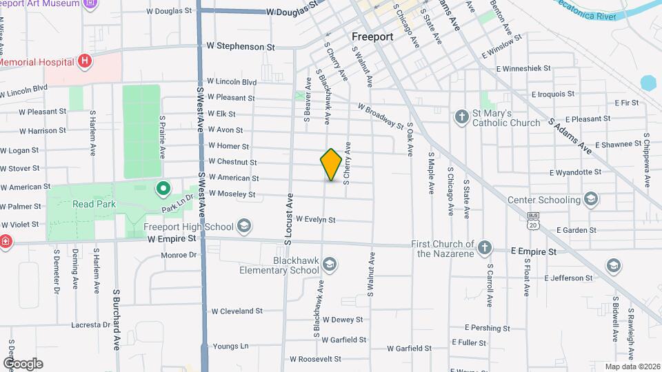 425 W American St Map and Location Details