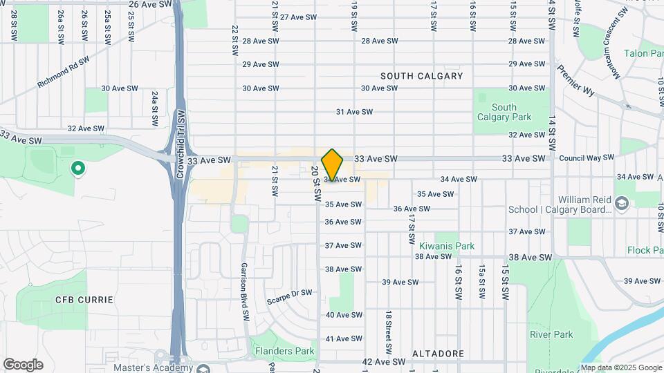 2035 34 Av SW Map and Location Details