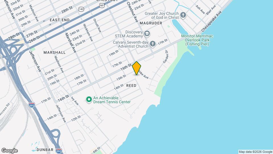 1152 Orcutt Ave Map and Location Details