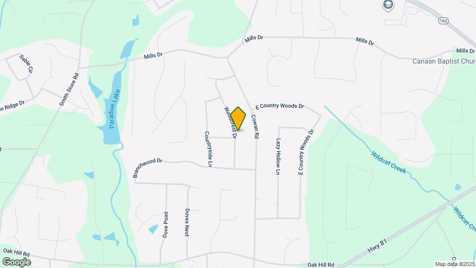 155 Woodcrest Dr Mapa y Detalles de la Ubicación