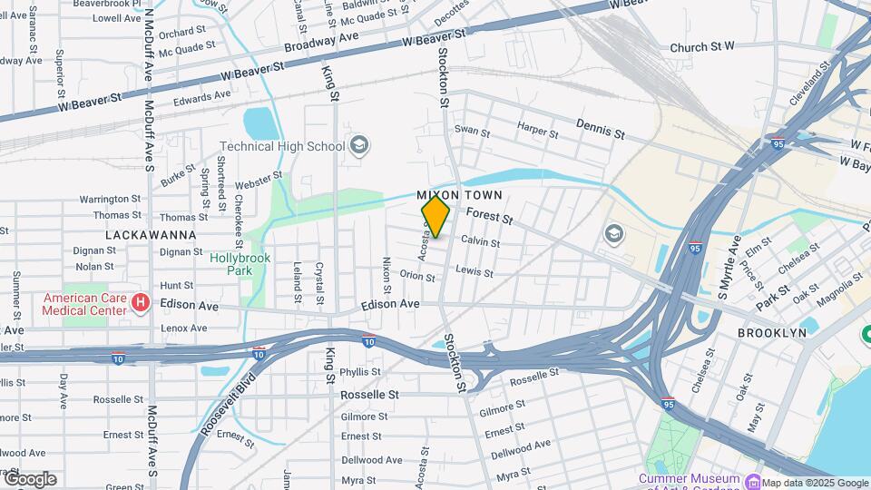 2523 Hiland St Map and Location Details