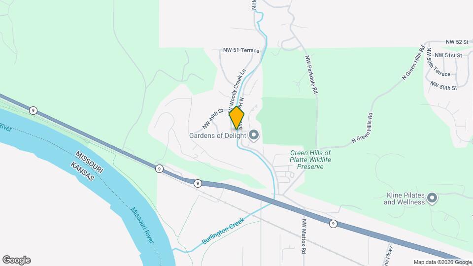 4803 NW Woody Creek Ln Map and Location Details