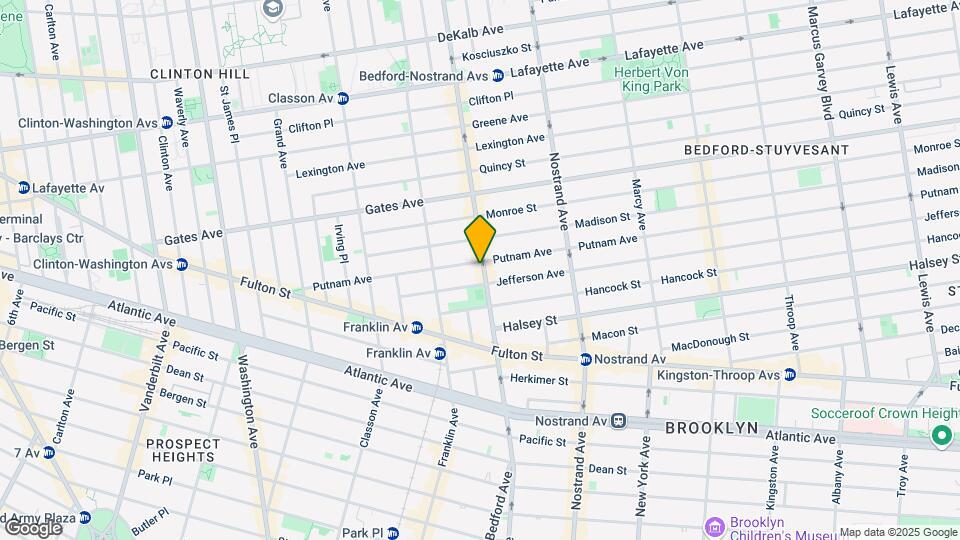 1192 Bedford Ave Map and Location Details