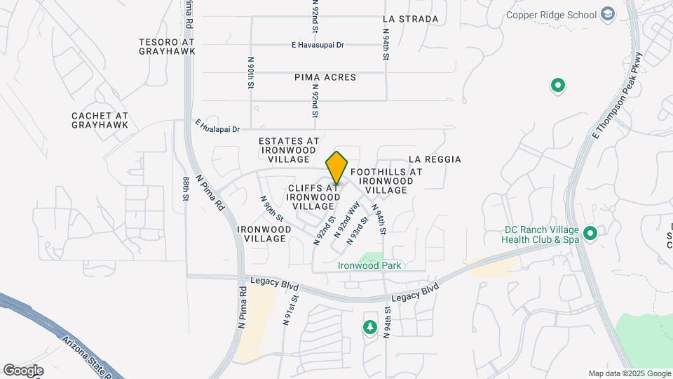 19047 N 91st Way Mapa y Detalles de la Ubicación