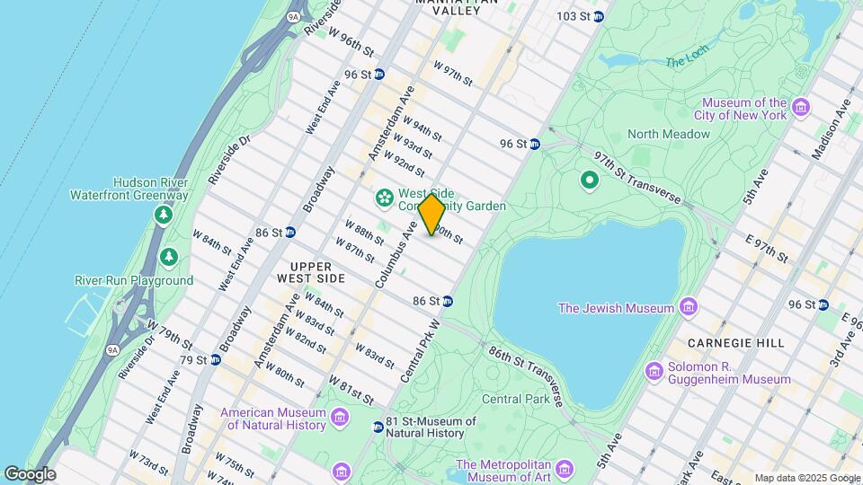 51 W 89th St Map and Location Details