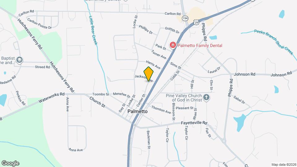 513 Center St Map and Location Details