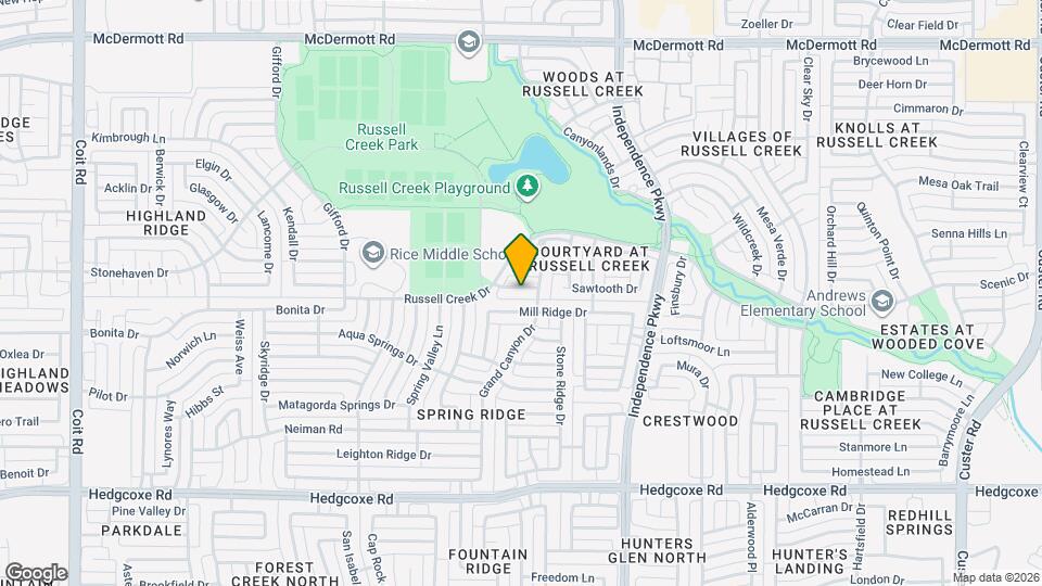 3140 Kings Canyon Dr Map and Location Details