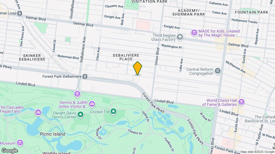 5350 Pershing Ave, Unit #5A Map and Location Details
