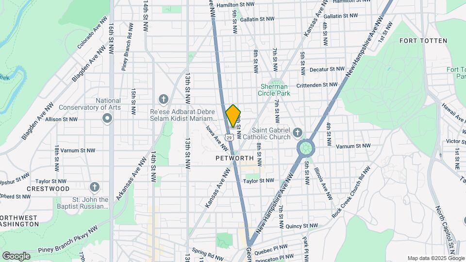 907 Webster St NW, Unit 1 Map and Location Details
