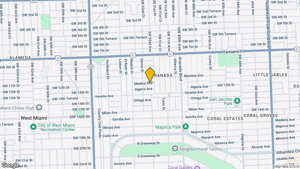 1212 Medina Ave Map and Location Details