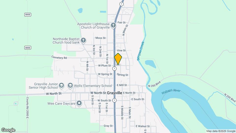 109 E Plum St Map and Location Details