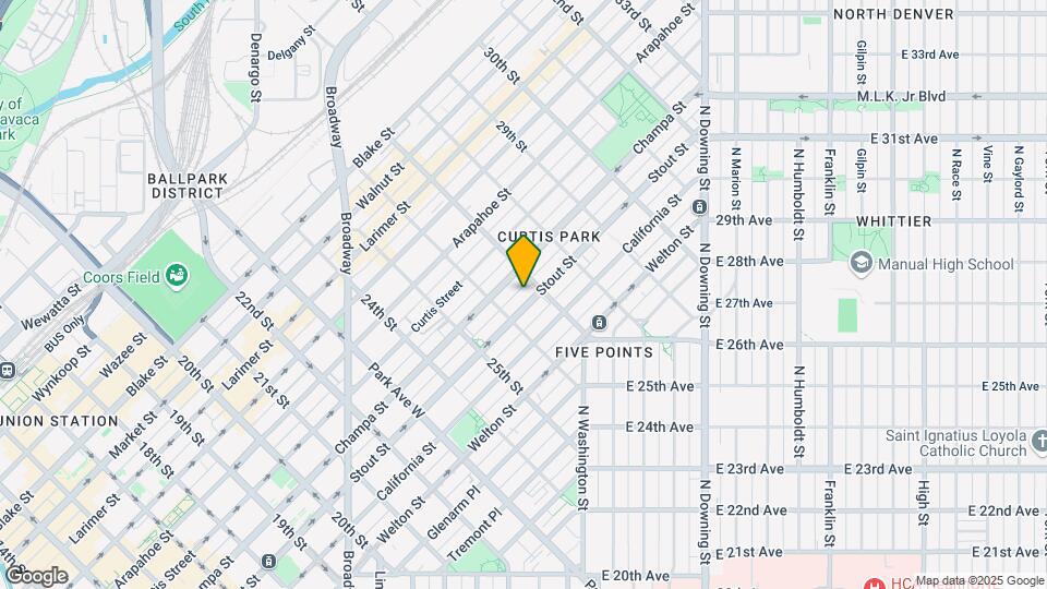 2641-2643 Stout St Map and Location Details