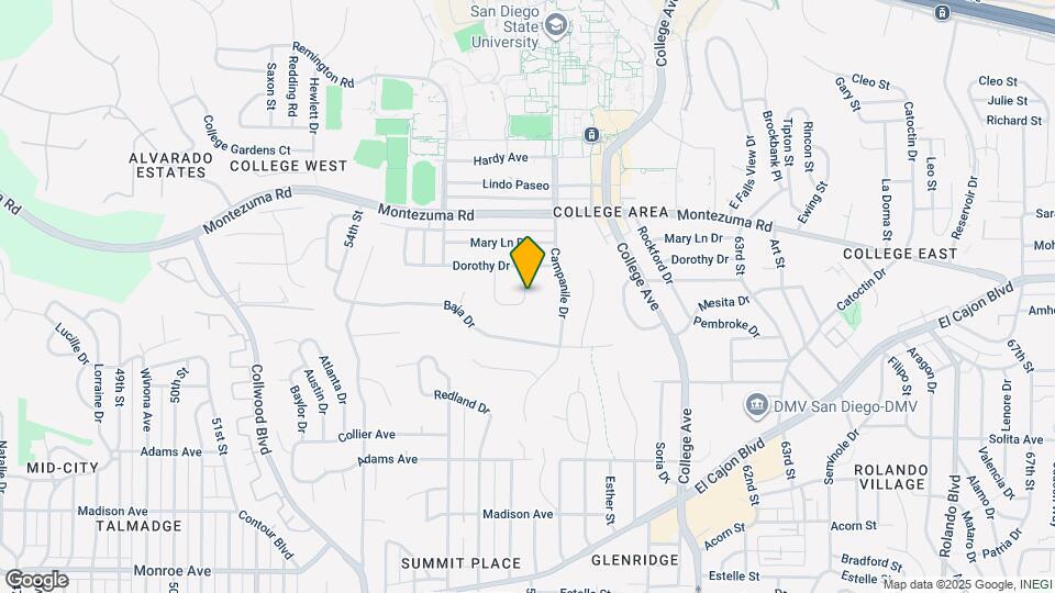 5659 Dorothy Way Map and Location Details