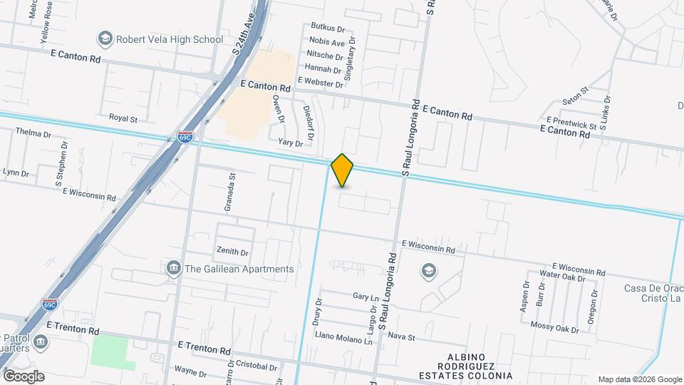 2105 E Viviana St, Unit 1 Map and Location Details