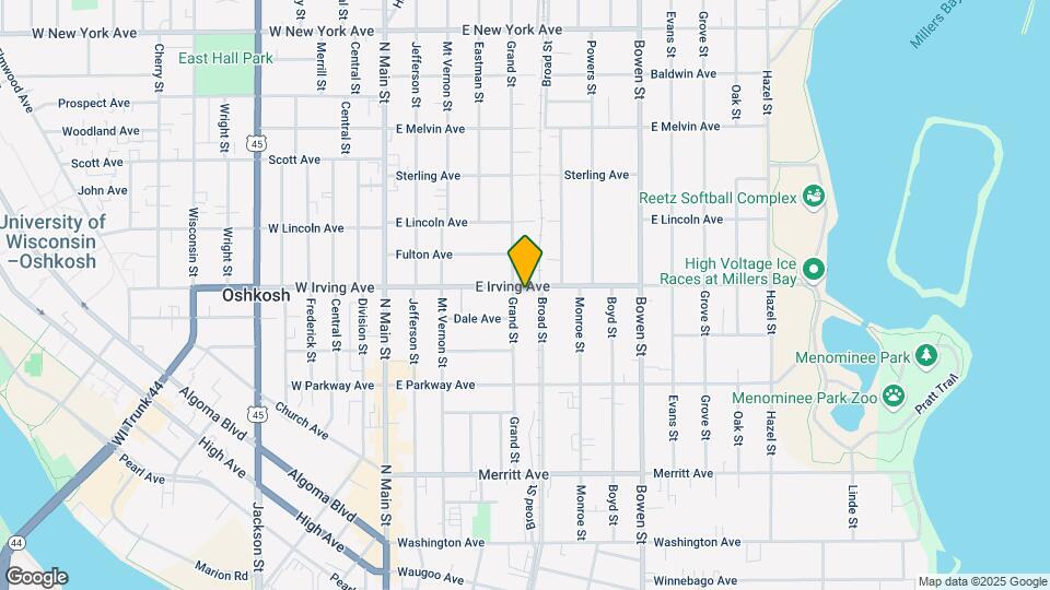 407 E Irving Ave-Unit -407A Map and Location Details
