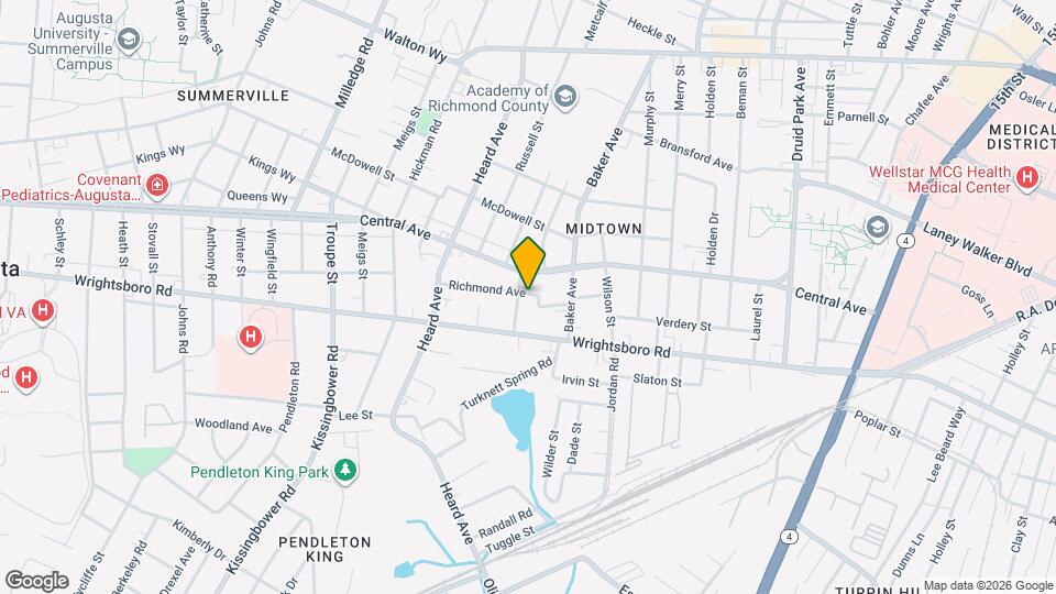 1318 Morris St Map and Location Details