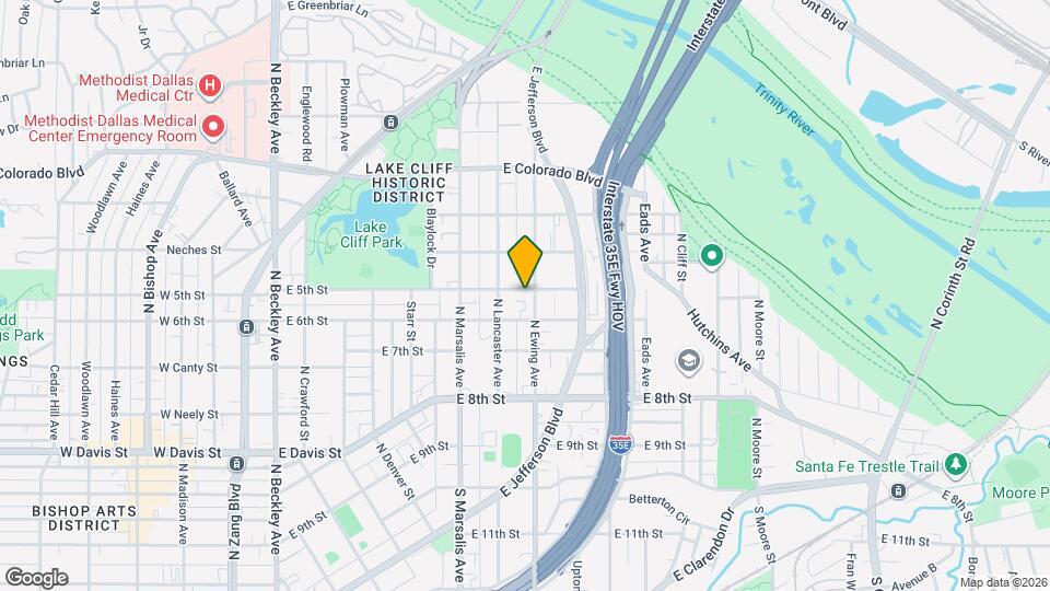 523 N Ewing Ave Mapa y Detalles de la Ubicación