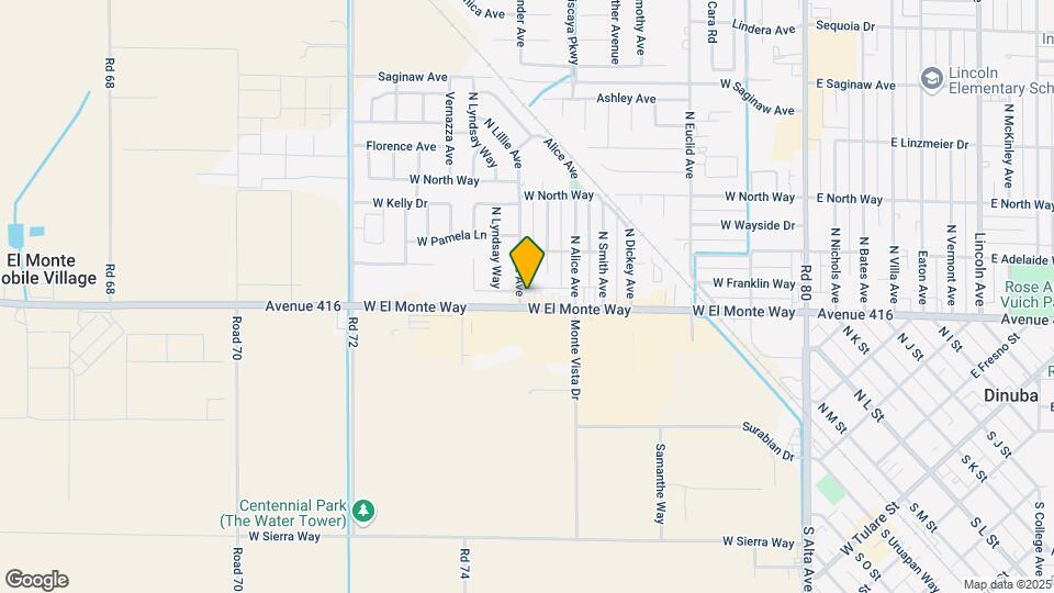 El Monte West Mapa y Detalles de la Ubicación