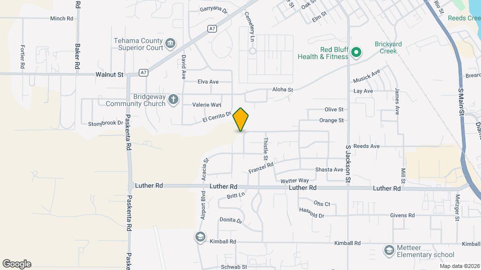 1440 Orange St Map and Location Details