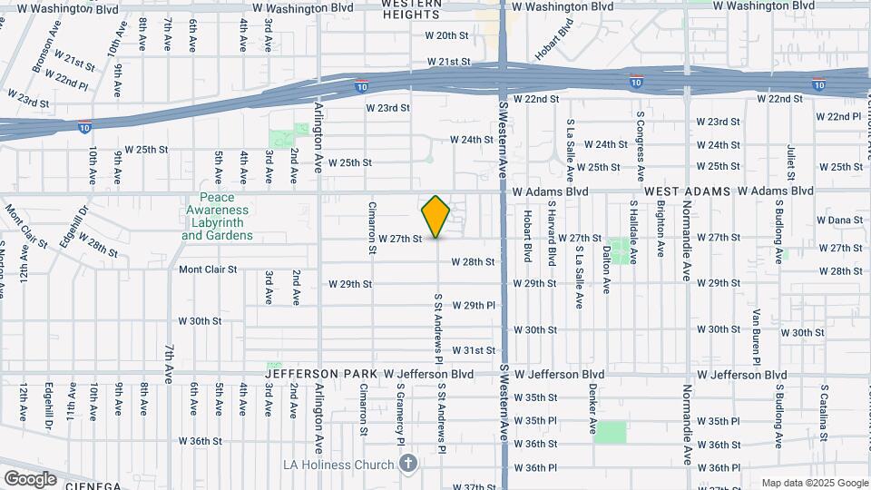 2701 S St Andrews Pl Map and Location Details