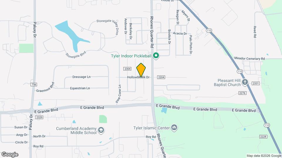 6113 Springbrook Dr Map and Location Details