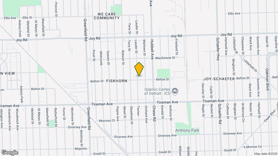 8212 Lauder St Map and Location Details