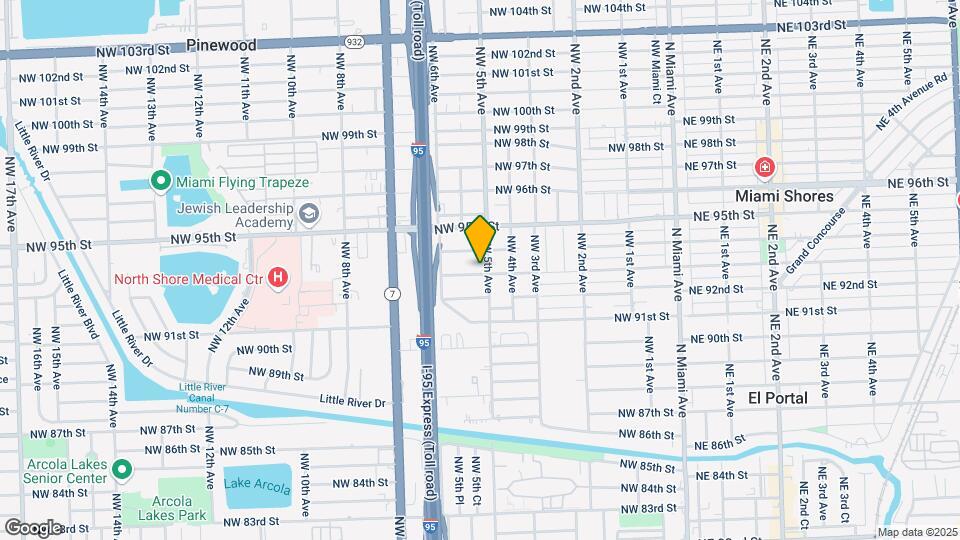 501-513 NW 93rd St Map and Location Details