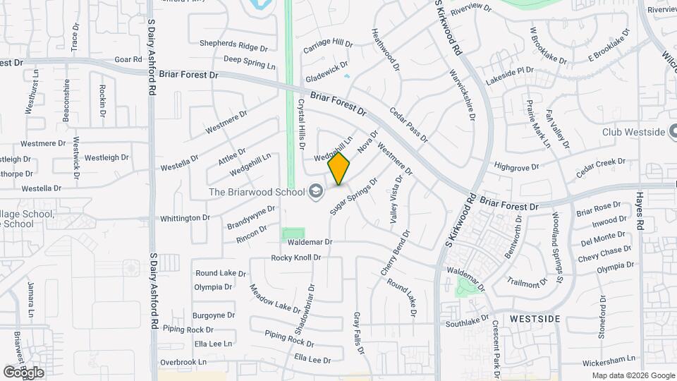 12111 Whittington Dr Map and Location Details