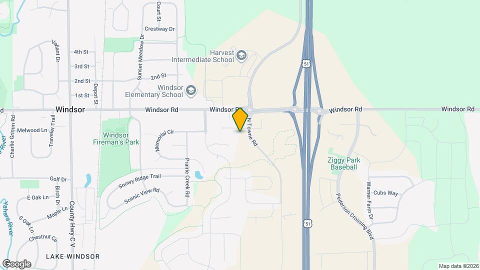 Terraces of Windsor Crossing 55+ Map and Location Details