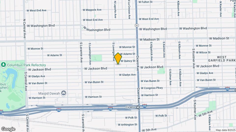 4934 W Jackson Blvd Mapa y Detalles de la Ubicación