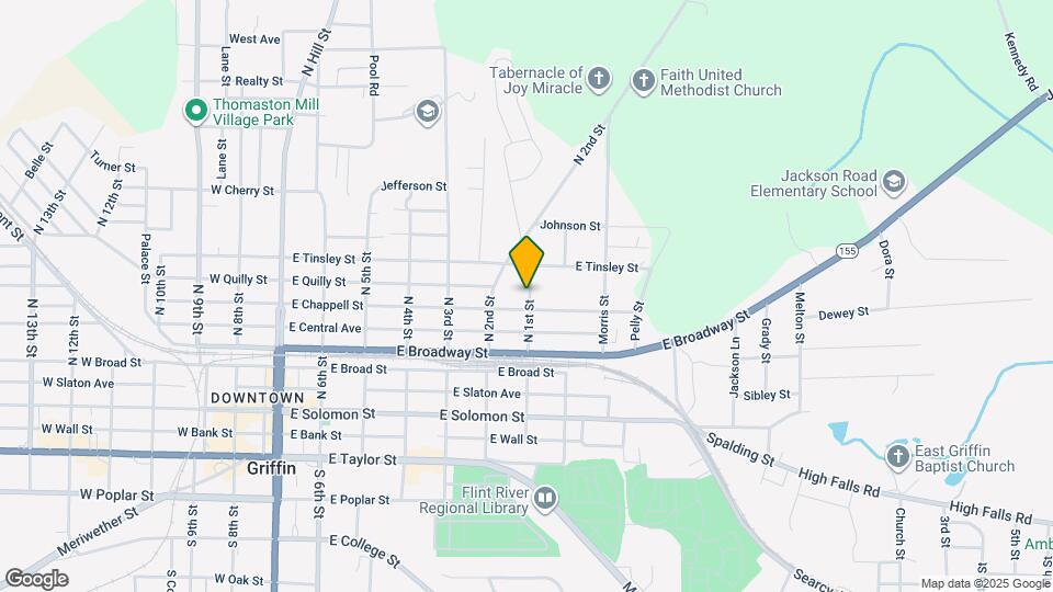 635 E Chappell St Mapa y Detalles de la Ubicación