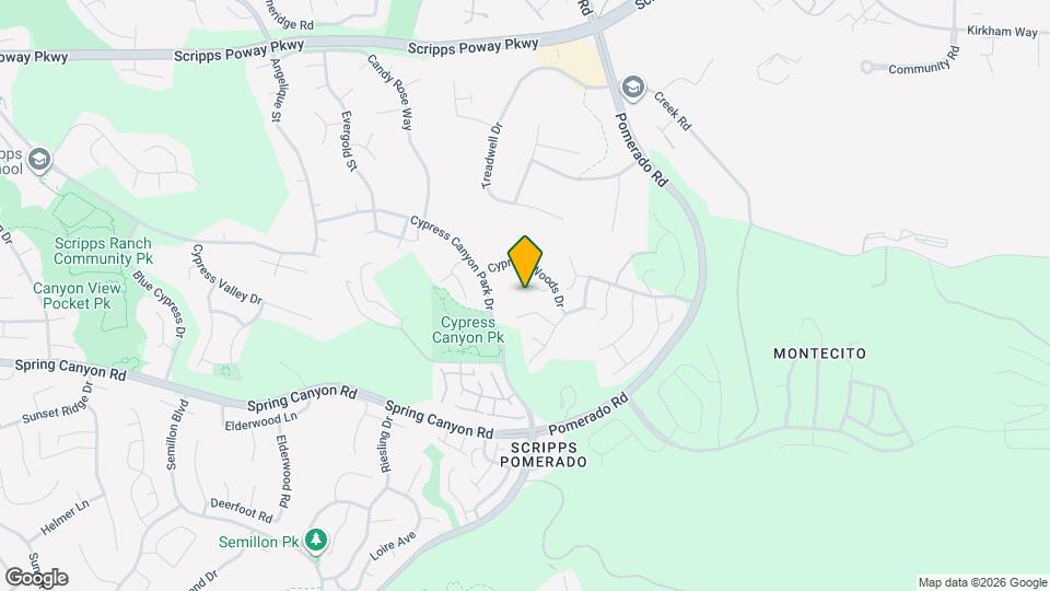 12523 Cypress Woods Ct Map and Location Details