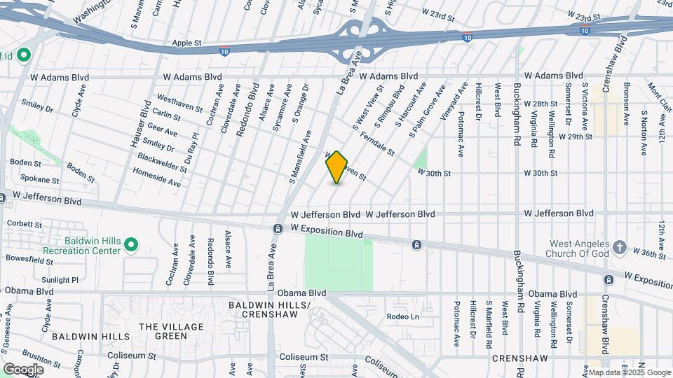 2965 S Rimpau Blvd Map and Location Details